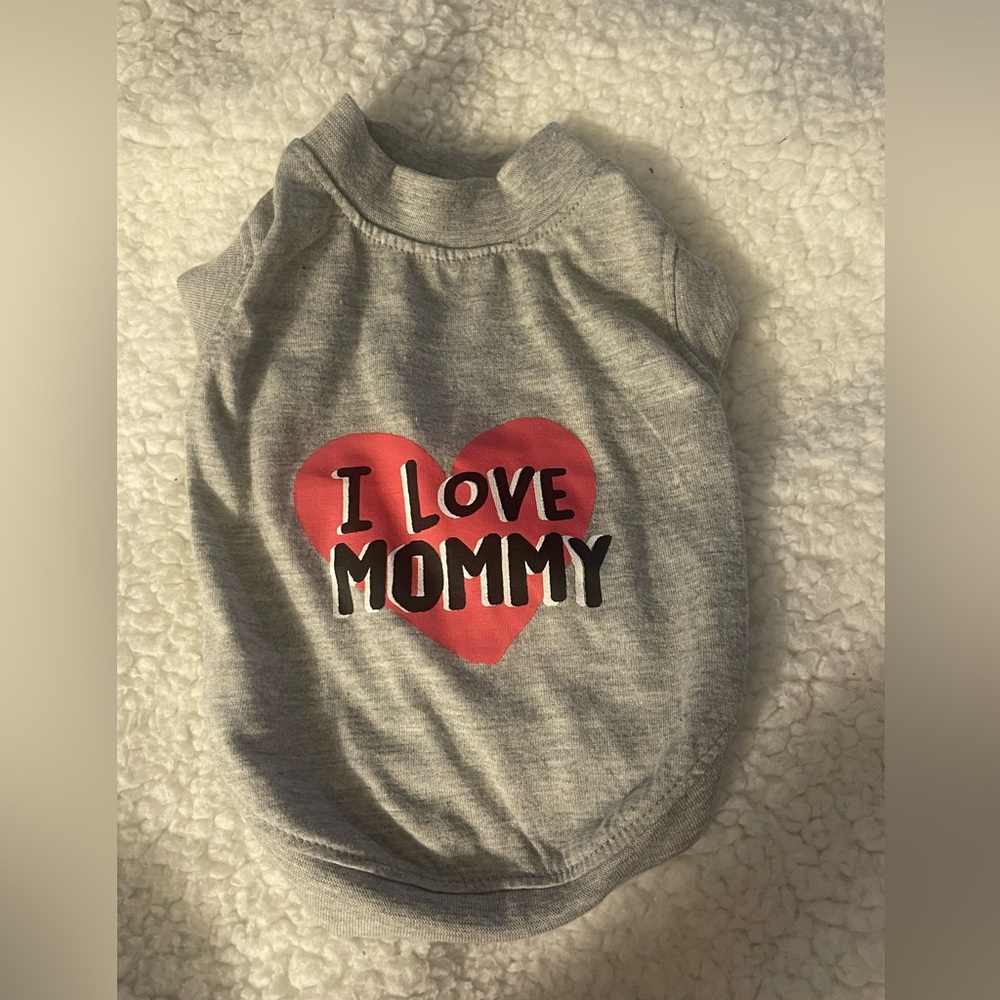 I love Mommy Dog Shirt - XS